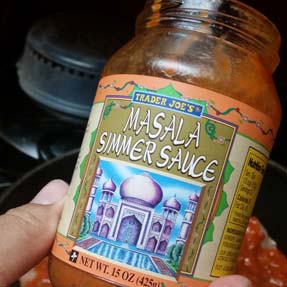 Jar of Masala Sauce