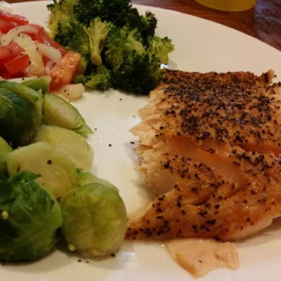 Broiled Salmon